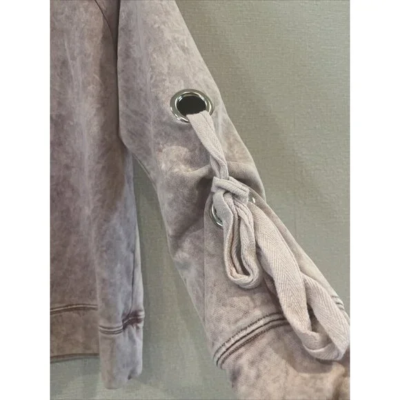 Mustard Seed Womens S Pullover Sweater Purple Ombré Long Sleeve 100% Cotton - Picture 6 of 10